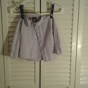 Boys dress long sleeve button up shirt
